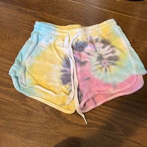 Aero xs tie dye shorts
